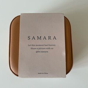 NWT Gift Idea 💡 New Samara Vegan Nude Brown Jewelry Travel Box ✈️